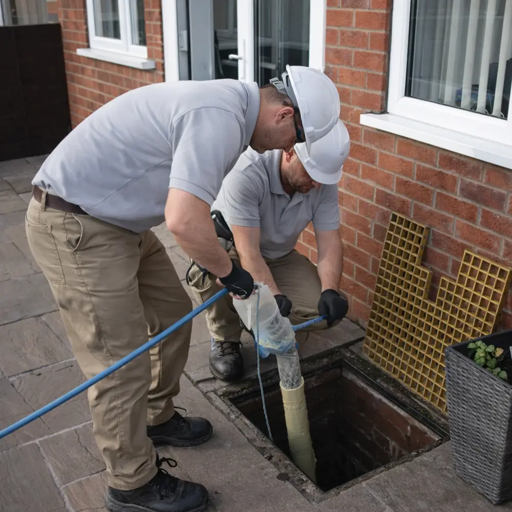 Blocked drain repair service in South Kensington